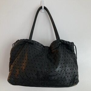 Furla Perforated Drawstring Handbag